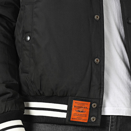 Veste Bomber Snapper Noir