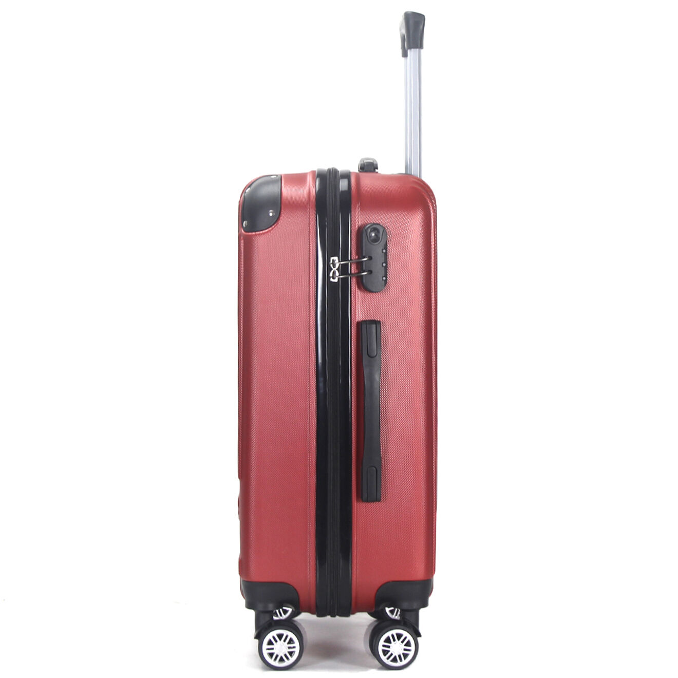 Maison Héritage Valise Cabine 4 roues doubles Dauphine 50 cm rouge bordeaux