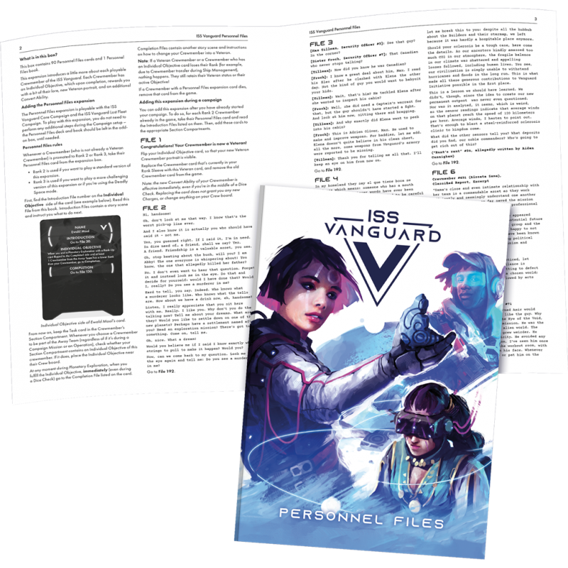 ISS Vanguard : Personnel Files