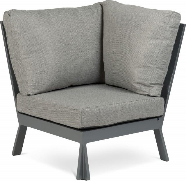Tierra Outdoor loungebank hoekstuk Valencia antraciet