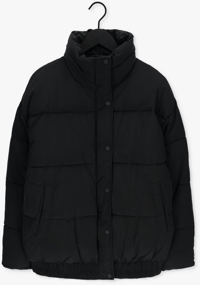 ANOTHER LABEL zwarte another label gewatteerde jas mille oversized puffer