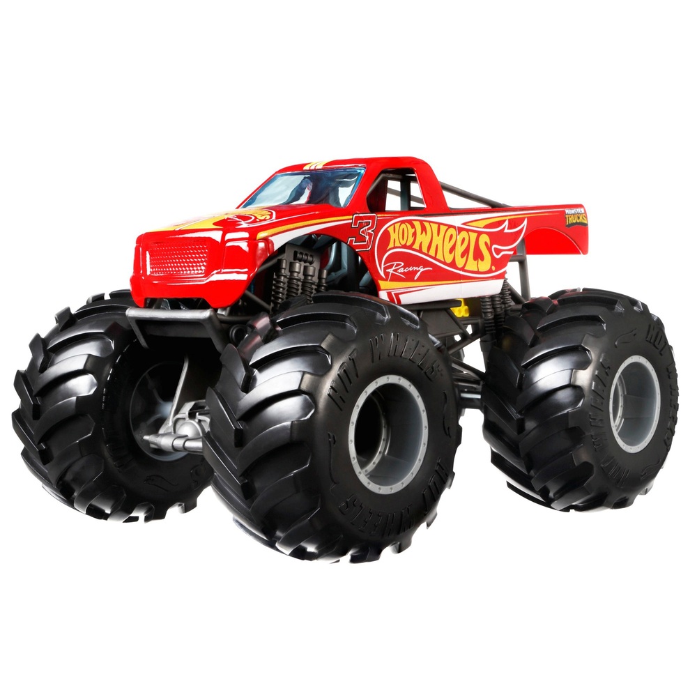 Hot Wheels Monster Trucks im Maßstab 1:24 – Hot Wheels Racing 3 Die-Cast-Spielzeugfahrzeug
