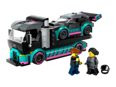 LEGO Raceauto en transporttruck (60406)