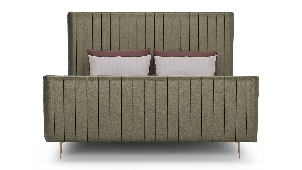 Bed Ruby - Velvet glow dark green