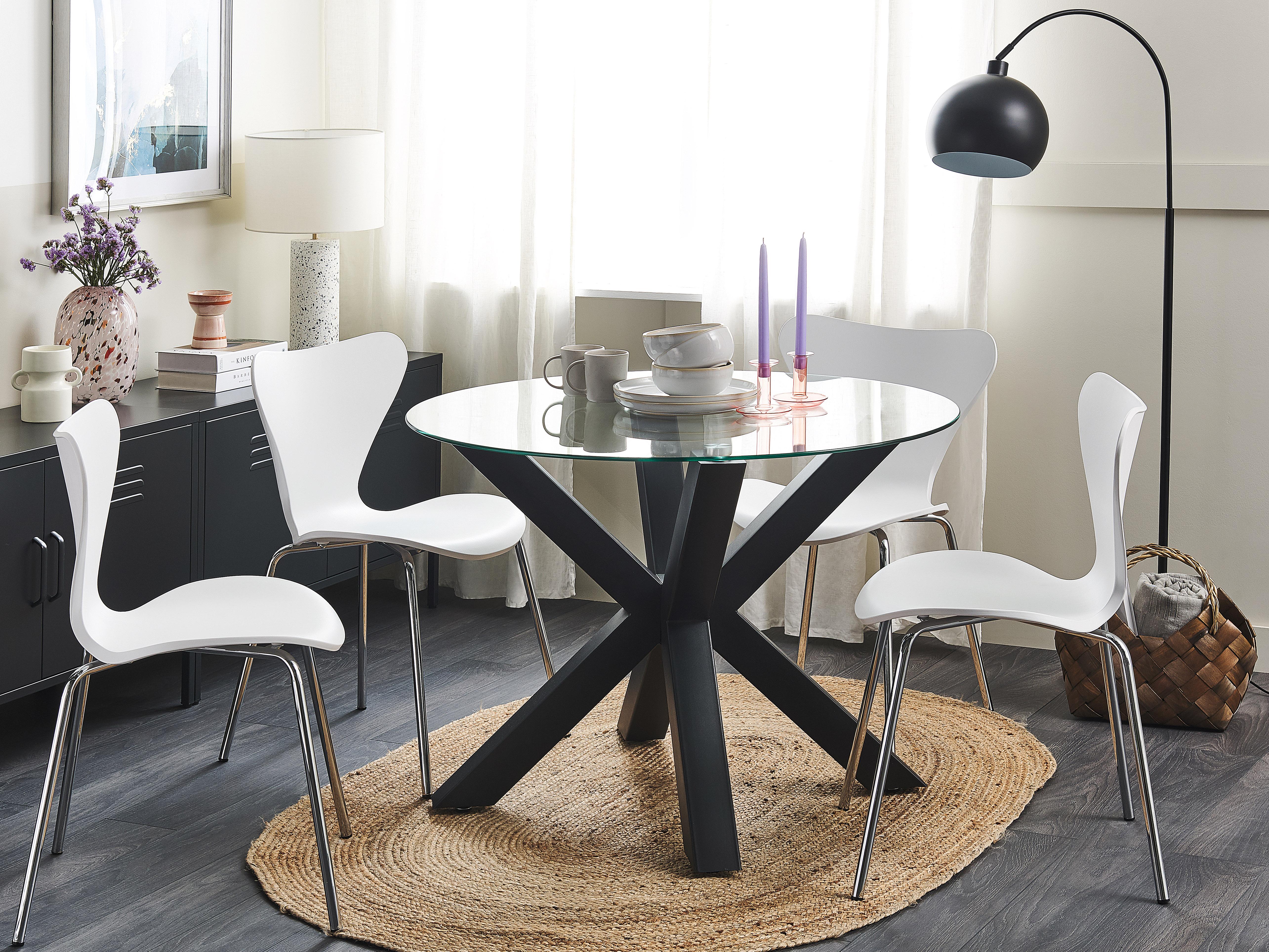 Eettafel OTIUM Zwart 100 cm 100 cm