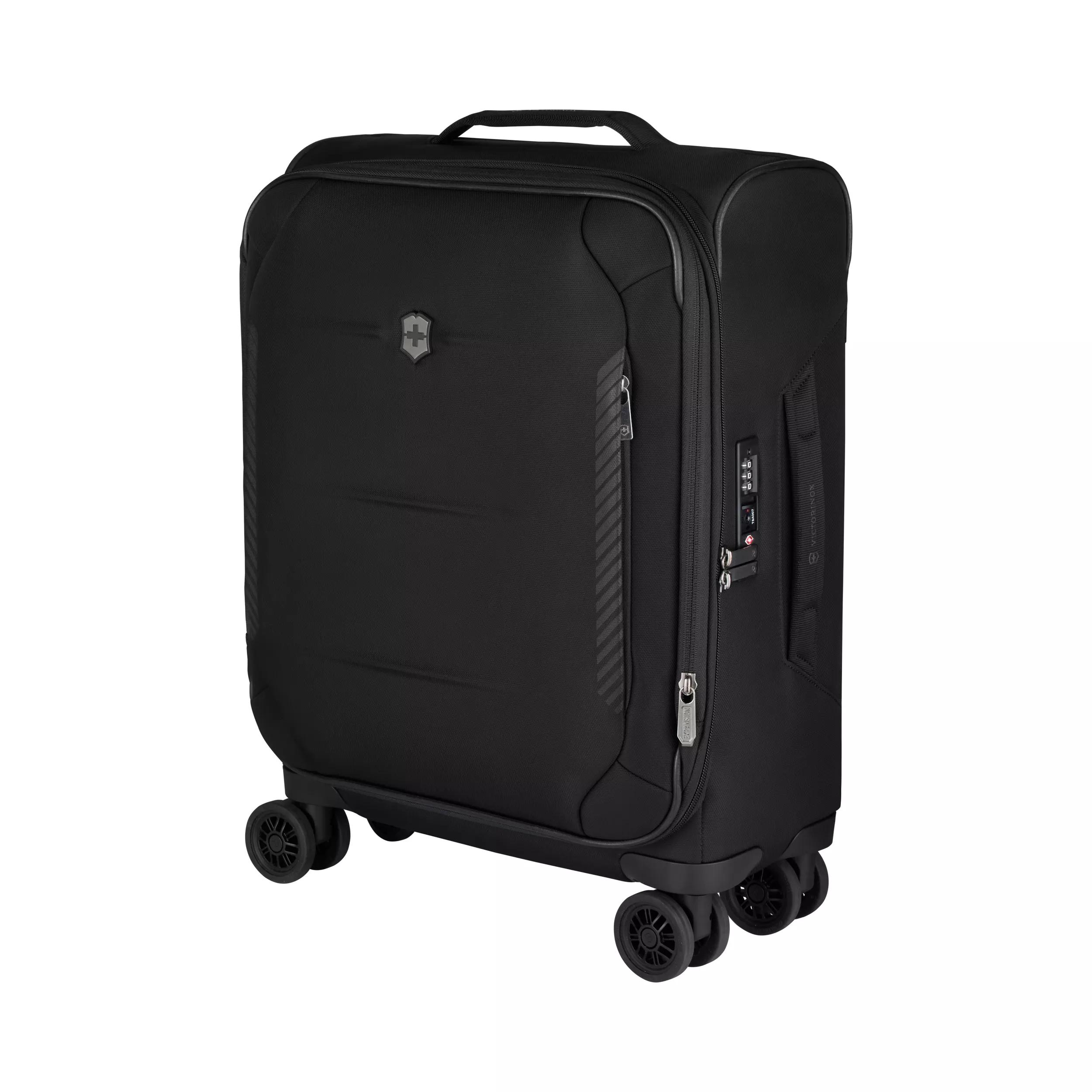 Crosslight Global Softside Carry-On-schwarz