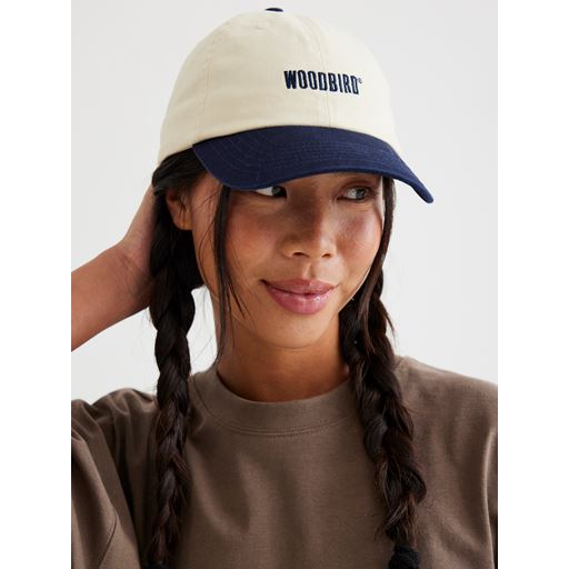 Woodbird Core Twill Kasket, Light Sand, One size