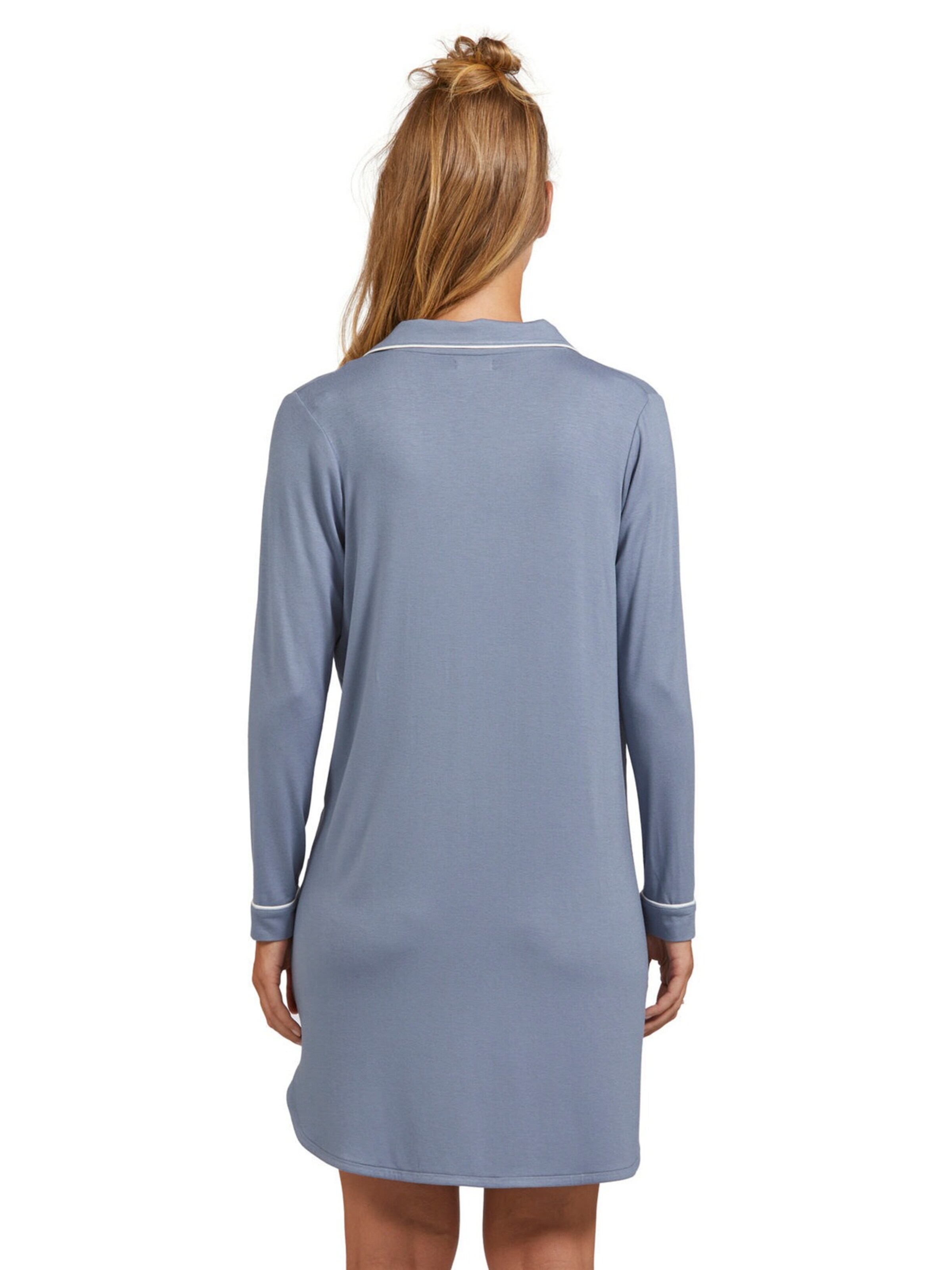 Vertbaudet Nachthemd, Schwangerschaft & Stillzeit blau/grau