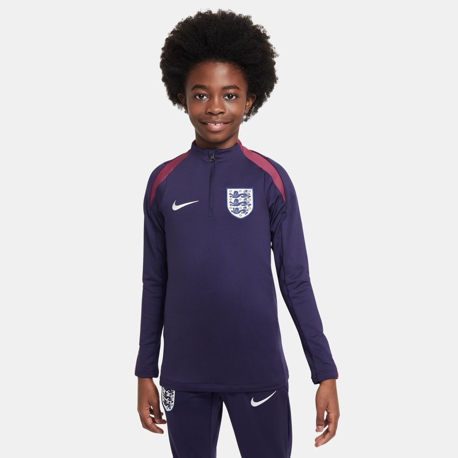 Angleterre Maillot d'Entraînement Dri-FIT Strike Drill - Purple Ink/Violet/Blanc Enfant