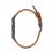 Nixon The Porter Leather Gunmetal / Charcoal / Taupe