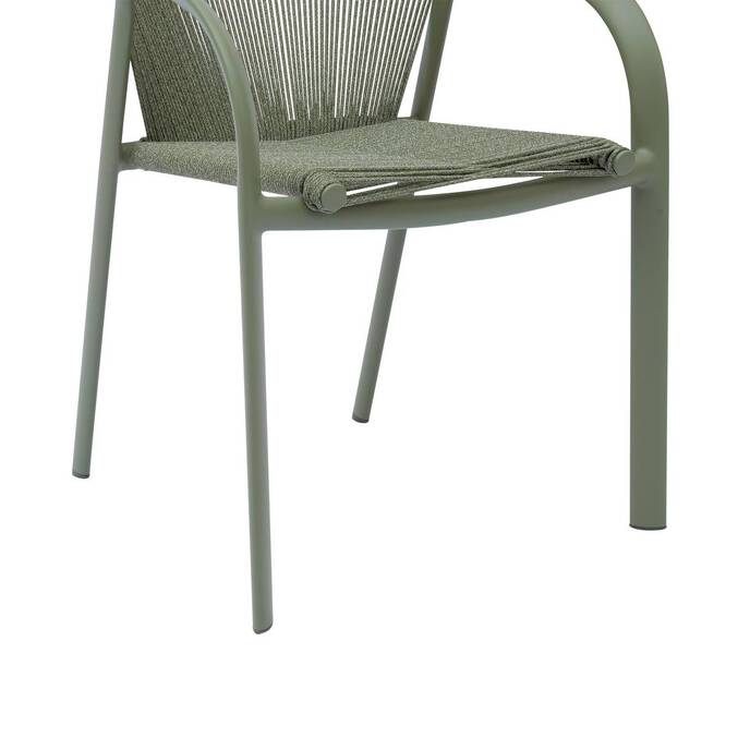 Fauteuil de jardin RIU Sauge / Vert laurier