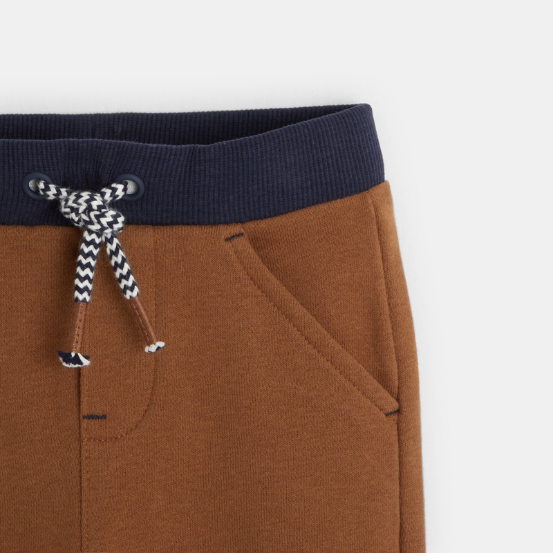 Pantalon jogging marron bébé garçon
