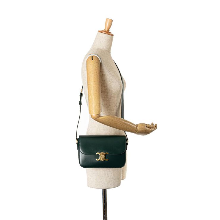Celine Vintage Celine Crossbody Bag Green