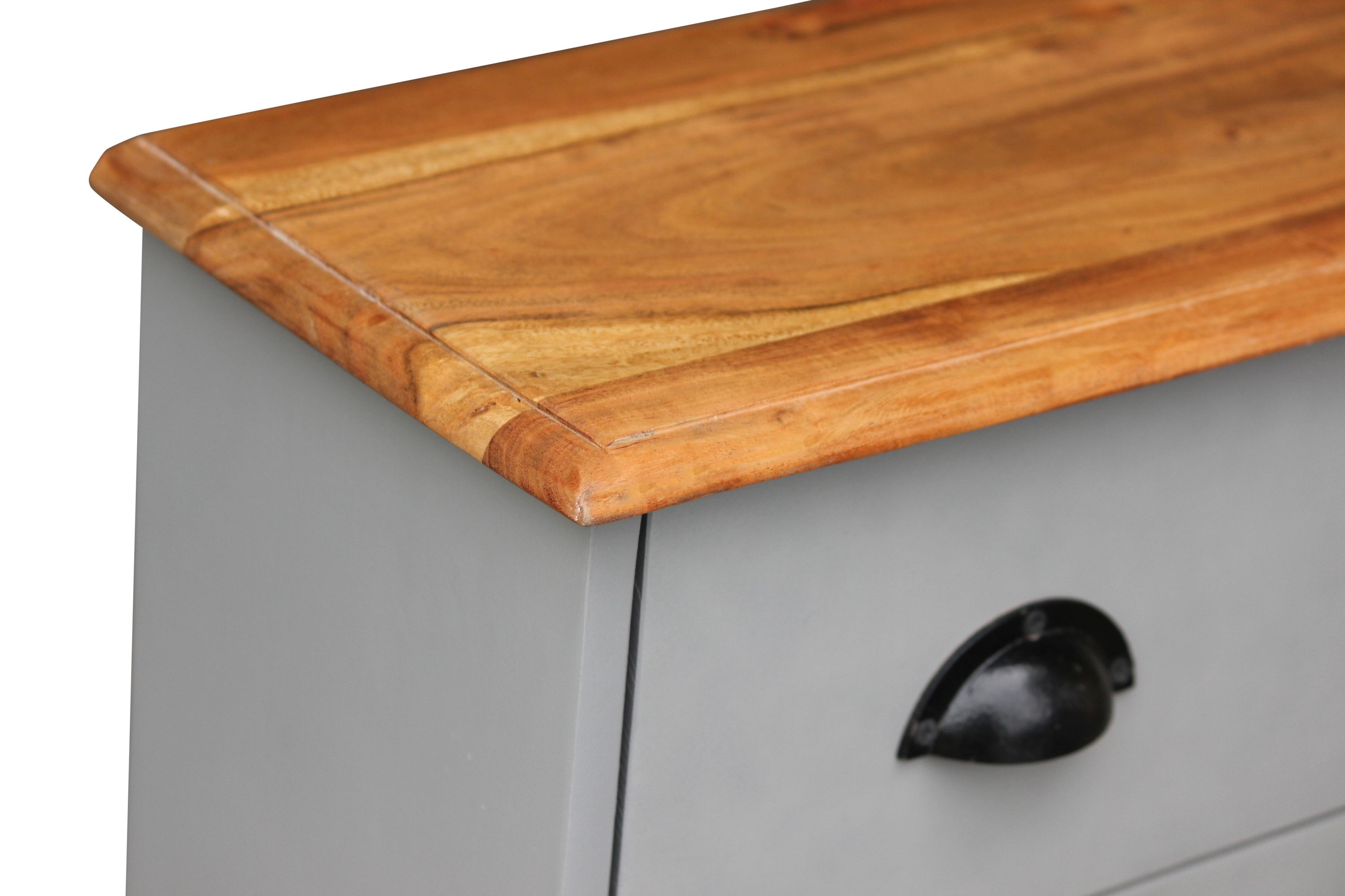 Schuhschrank Holz LEONIE  80 x 85 x 25 cm