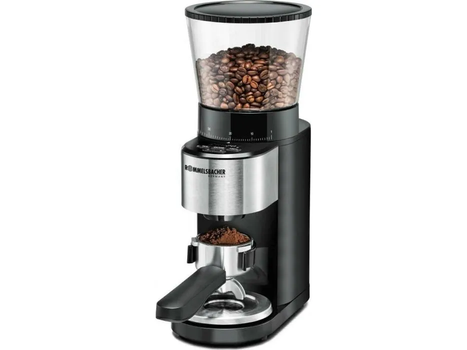 Rommelsbacher EKM 500 - Kaffekværn/køkkenvægt - 160 W - sort/rustfrit stål