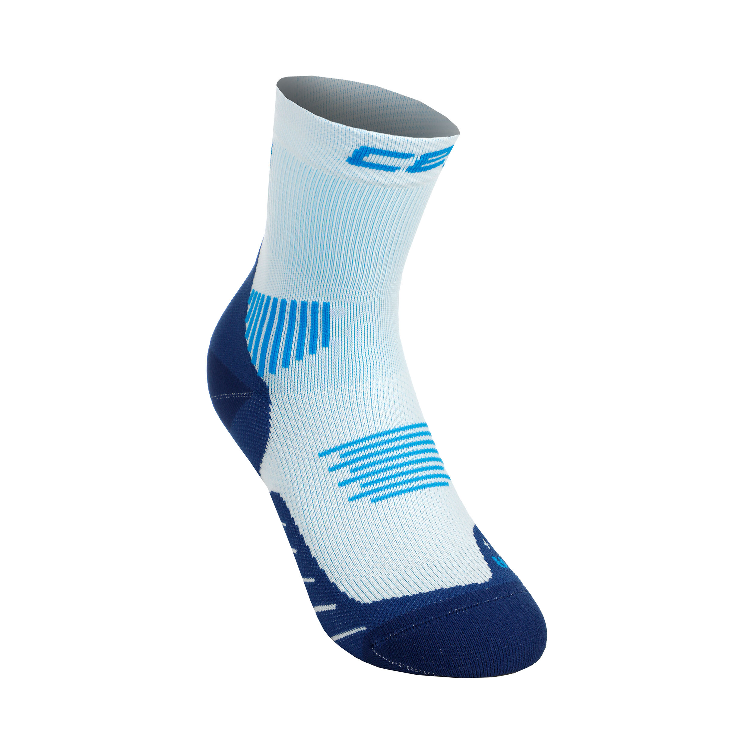 CEP Core Mid Cut 5.0 Chaussettes De Compression Femmes - Bleu Clair , Bleu Foncé