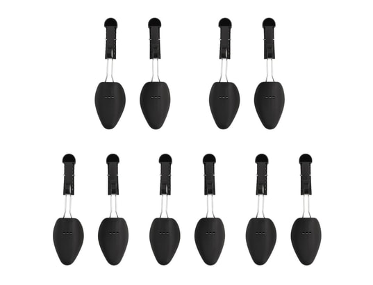 VIDAXL - Embauchoirs 5 paires noir eu 38-45 plastique