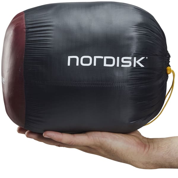 Sac de couchage NORDISK OSCAR -2° CURVE L SLEEPING BAG MERLOT/BLACK