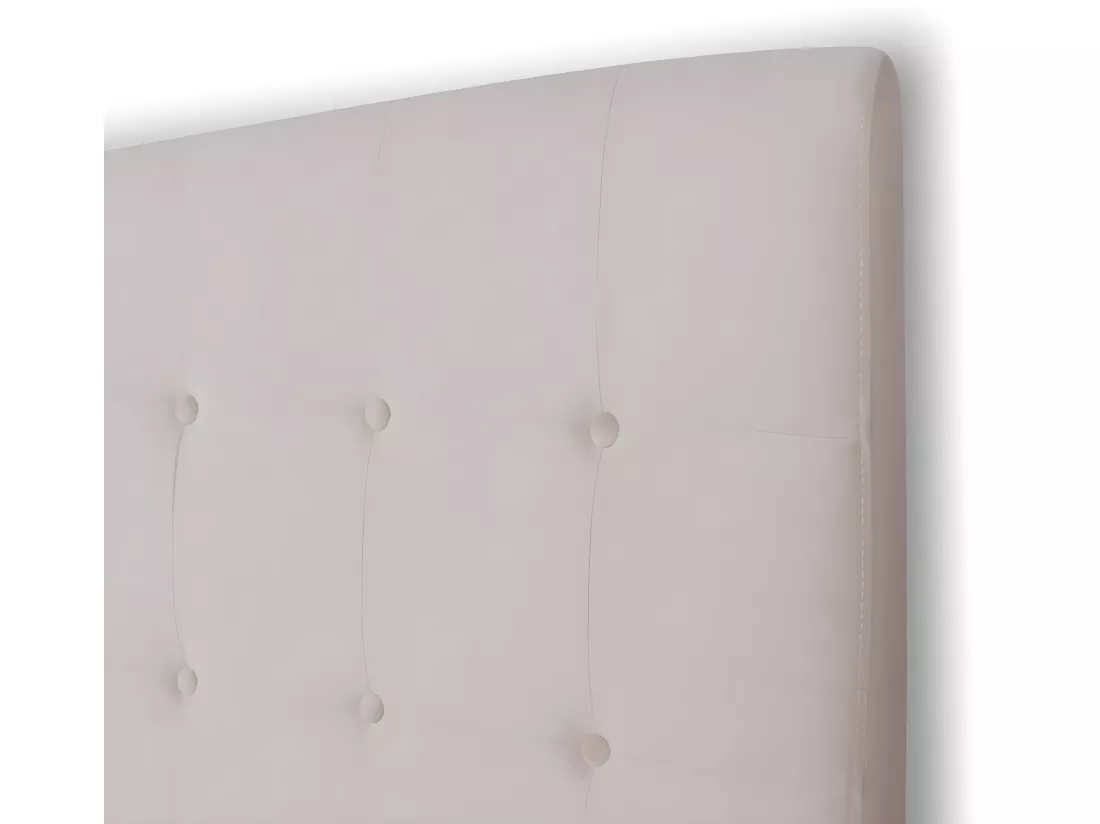 Tête de lit capitonnée Premium Velours 140cm Beige
