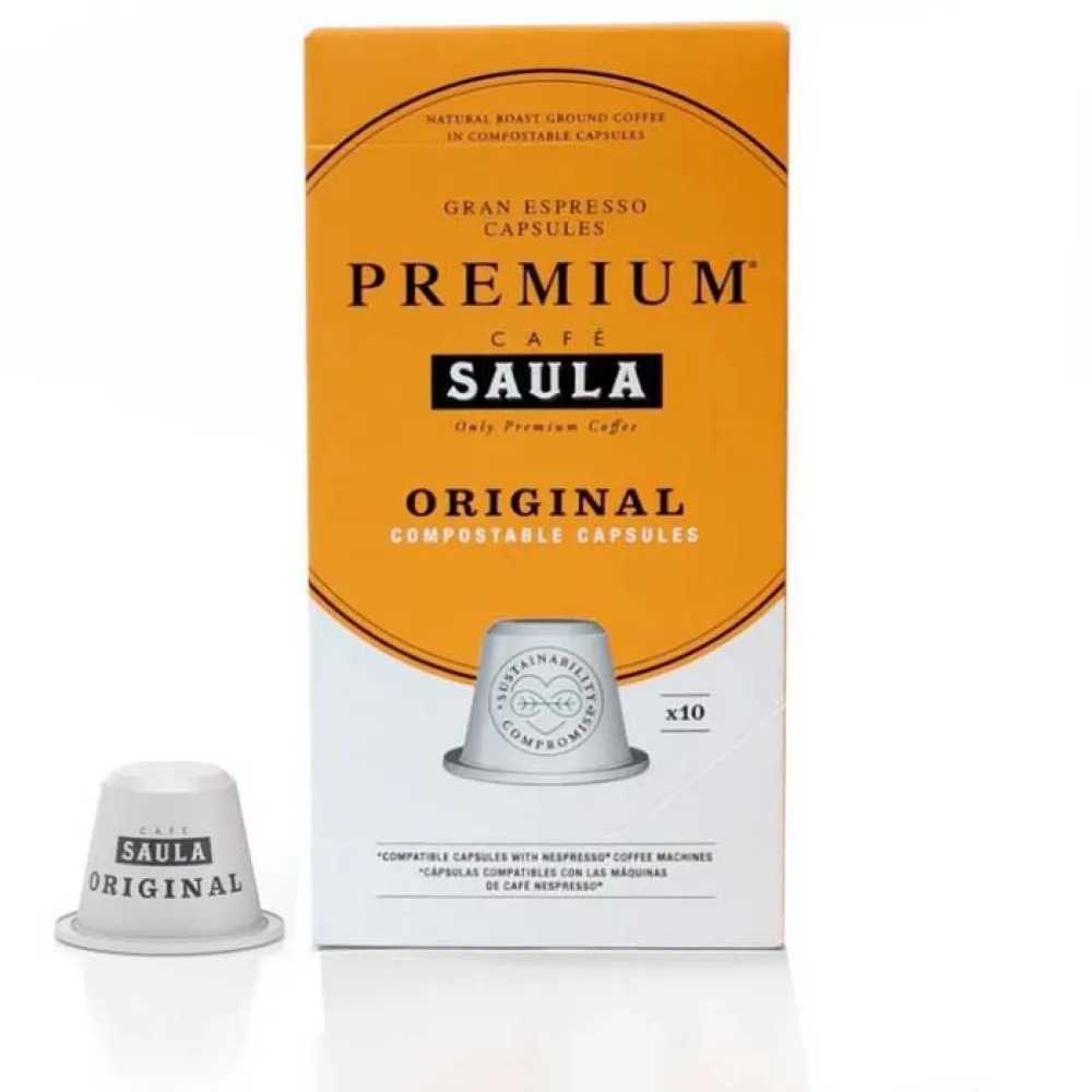 Cápsulas de café Saula Premium Original Nespresso Zero