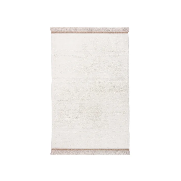 Lorena Canals - Wollteppich Steppe, 170 x 240 cm, sheep white
