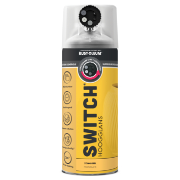 Rust-Oleum Switch spuitlak hoogglans zonnegeel 400 ml