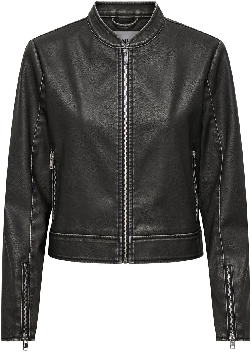 Onlmindy Faux Leather Washed Jacket | Only Veste en imitation cuir