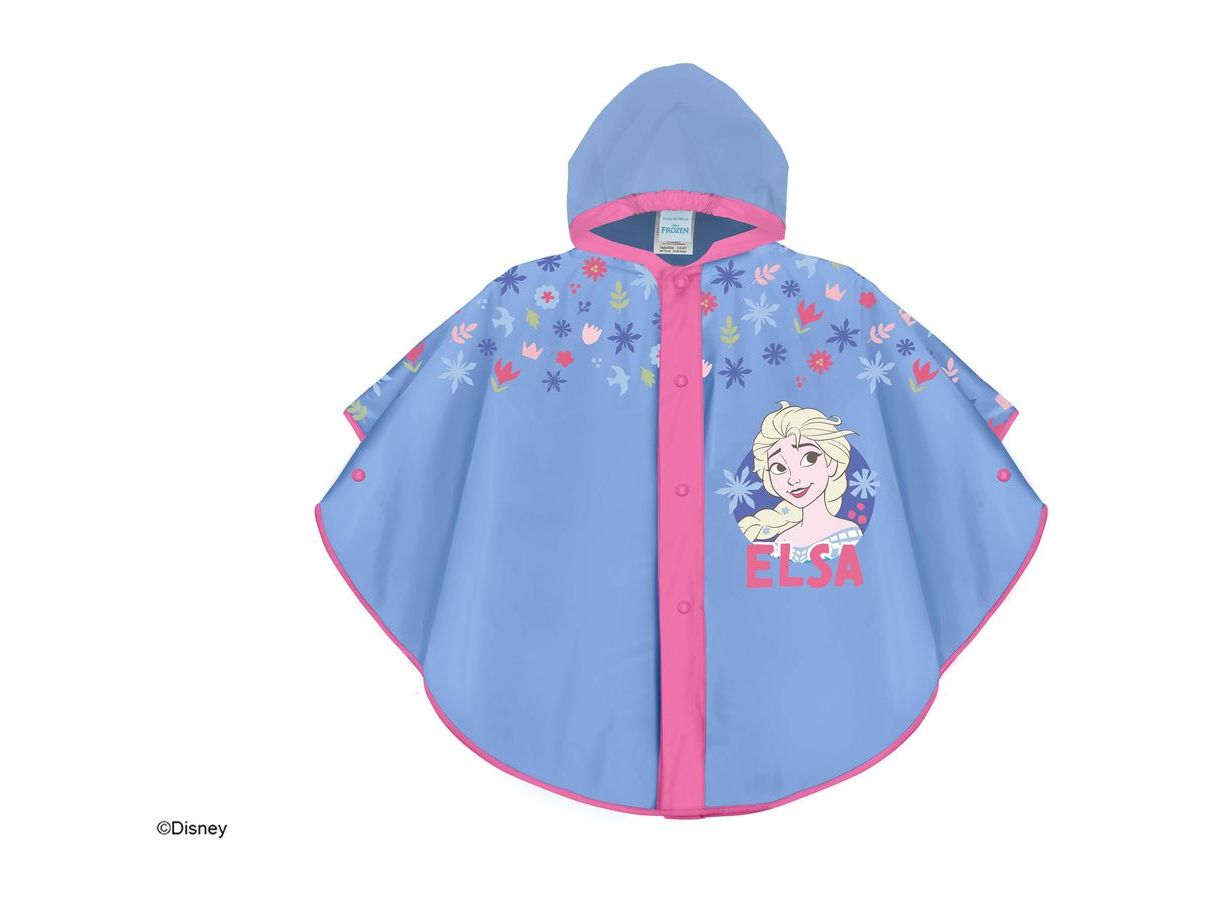 CAPA CHUVA MENINA FROZEN - 3/6 ANOS
