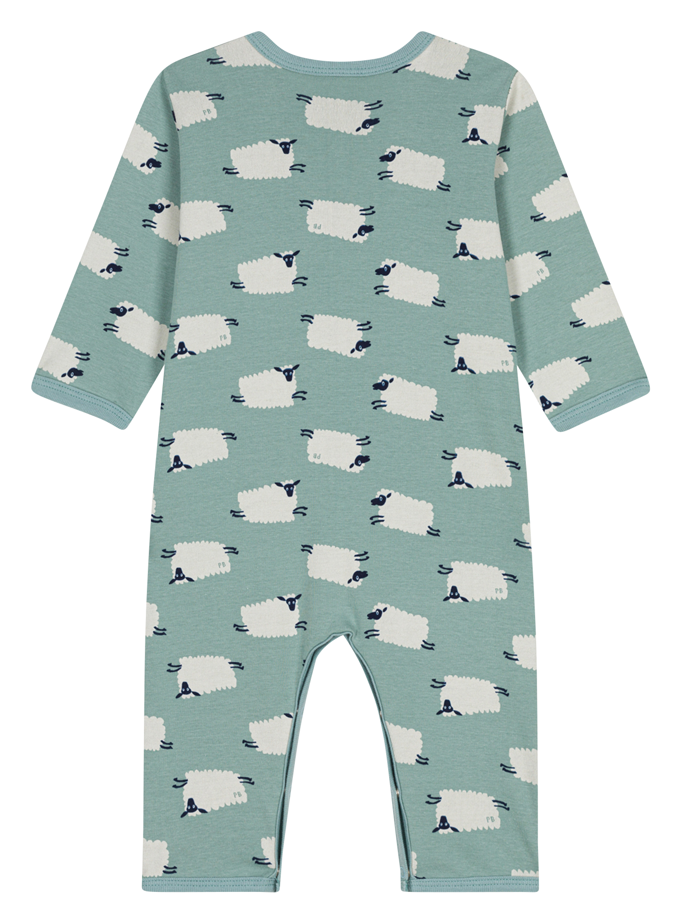 Pyjama en coton imprimé | Vert
