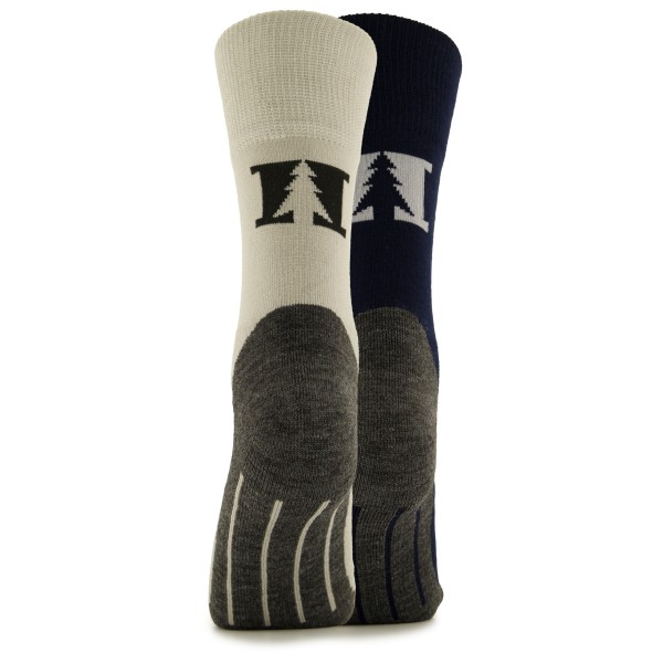 Heber Peak - EvergreenHe. Hiking Crew Socks 2-Pack - Chaussettes de randonnée