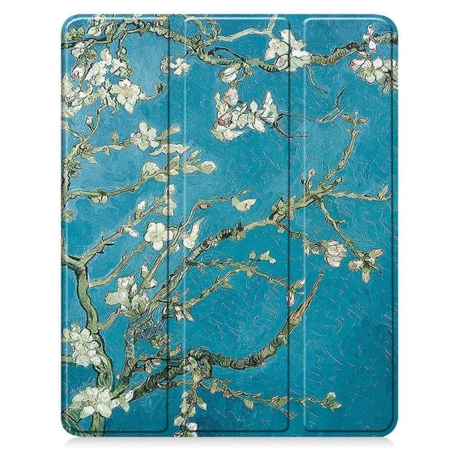 Til iPad Air 13 (2024) Etui Tre-fold Stativ Tablet Cover med Pen Holder