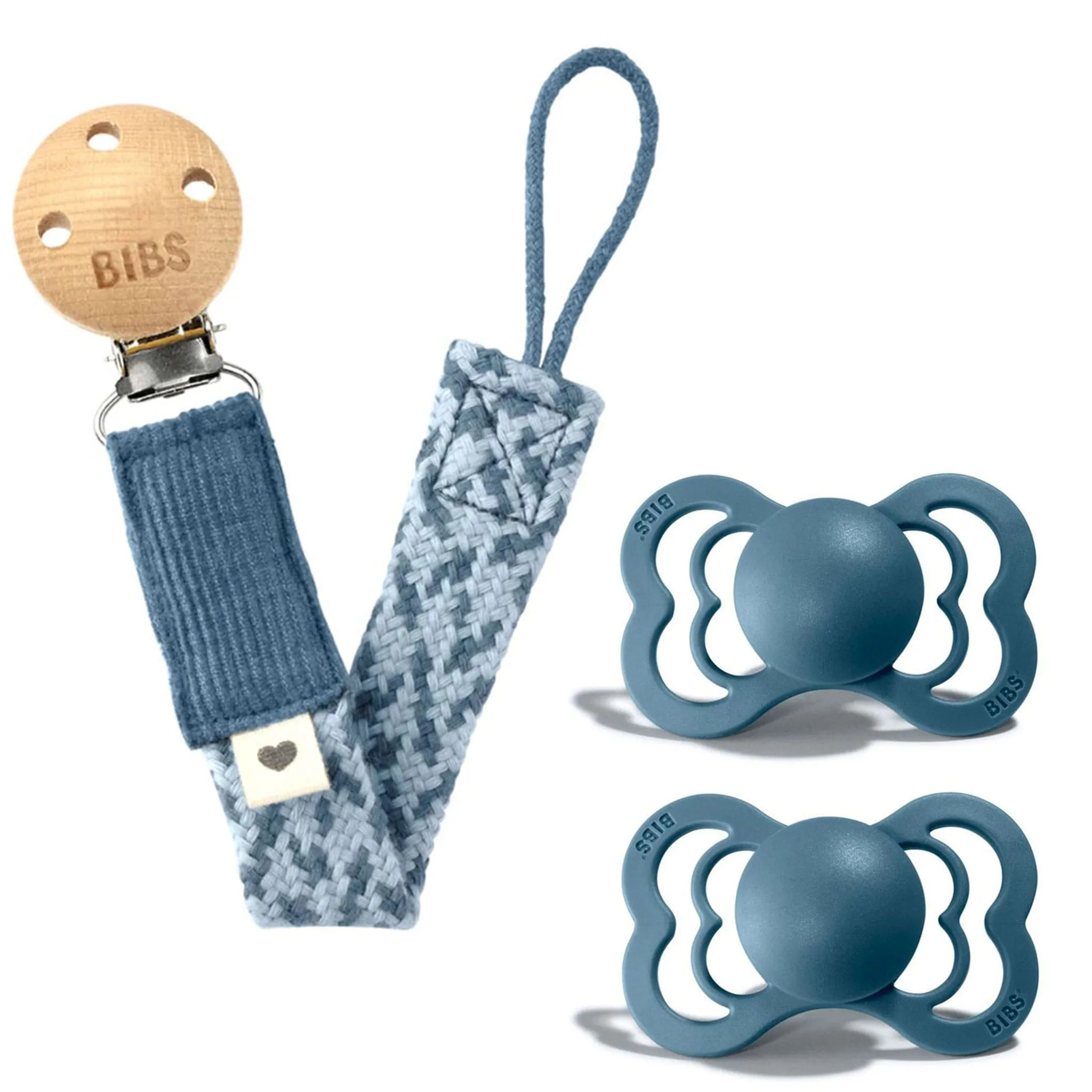 Bibs Attache-suce + Suces Suprême (2) 0-66-18 mois - Petrol