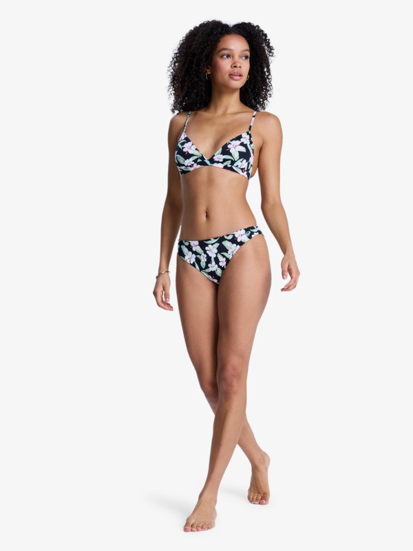 Printed Essentials Set Ensemble bikini triangle deux pièces Noir Femme