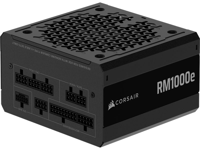 Corsair Netzteil RMe Serie 2025 RM1000e 1000 W Vollständig modulares, geräuscharmes ATX-Netzteil mit 1000 W Leistung