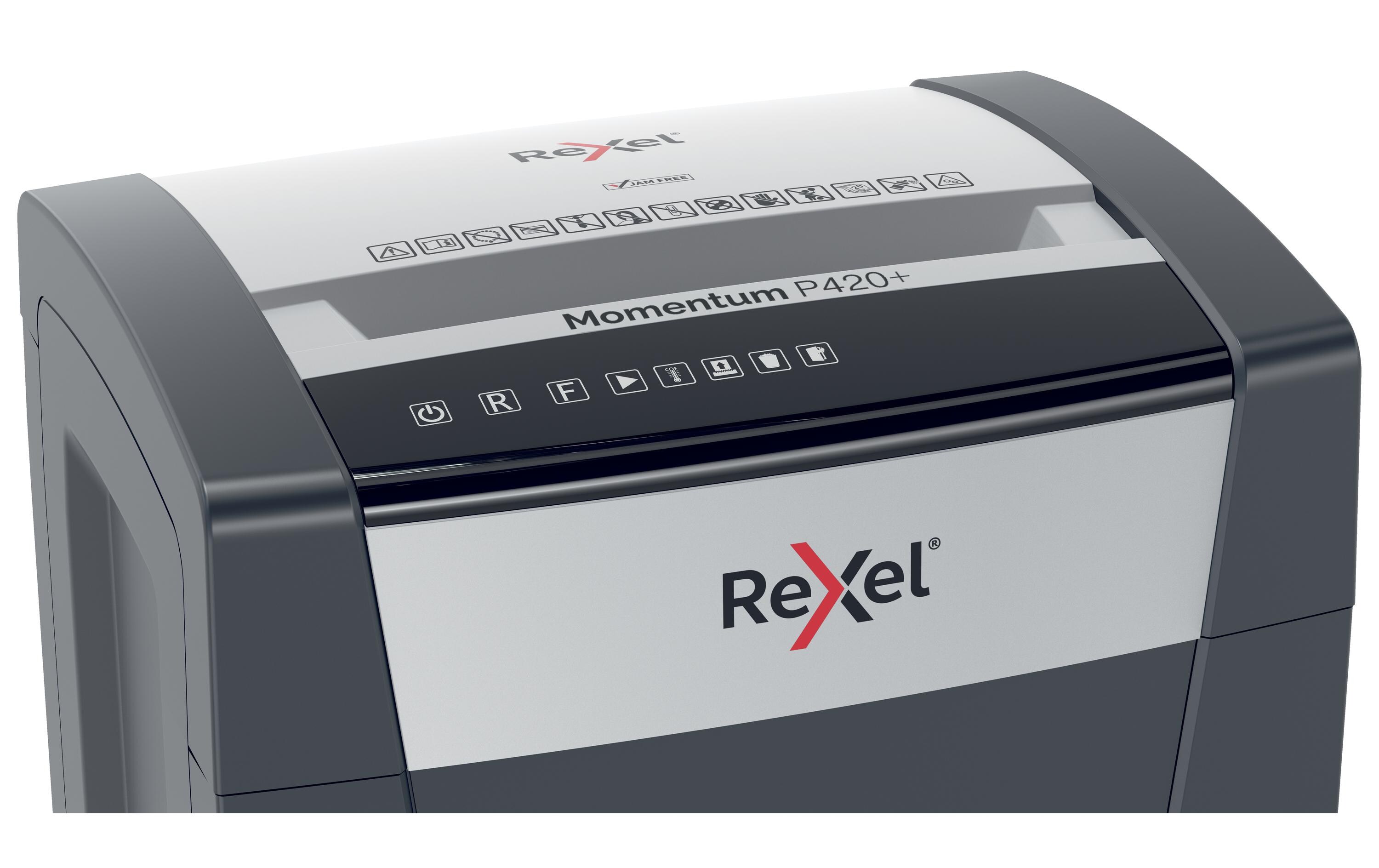 Aktenvernichter Momentum P420+ P-4, 20 Seiten<br>Manueller Aktenvernichter für die sichere und schnelle Vernichtung vertraulicher Unterlagen