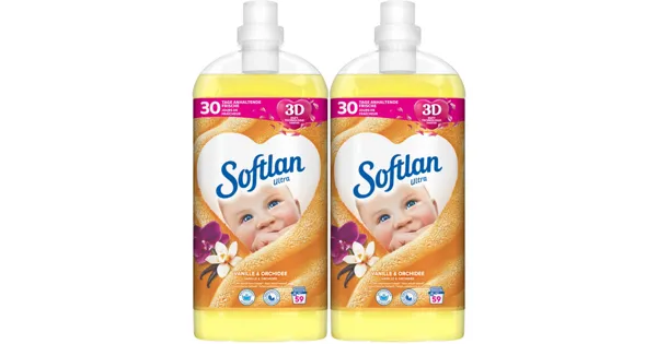 Softlan Vanille & Orchidee 2x59 Waschgänge