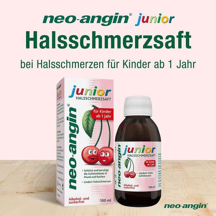 neo-angin® junior Halsschmerzssaft, 100 ml