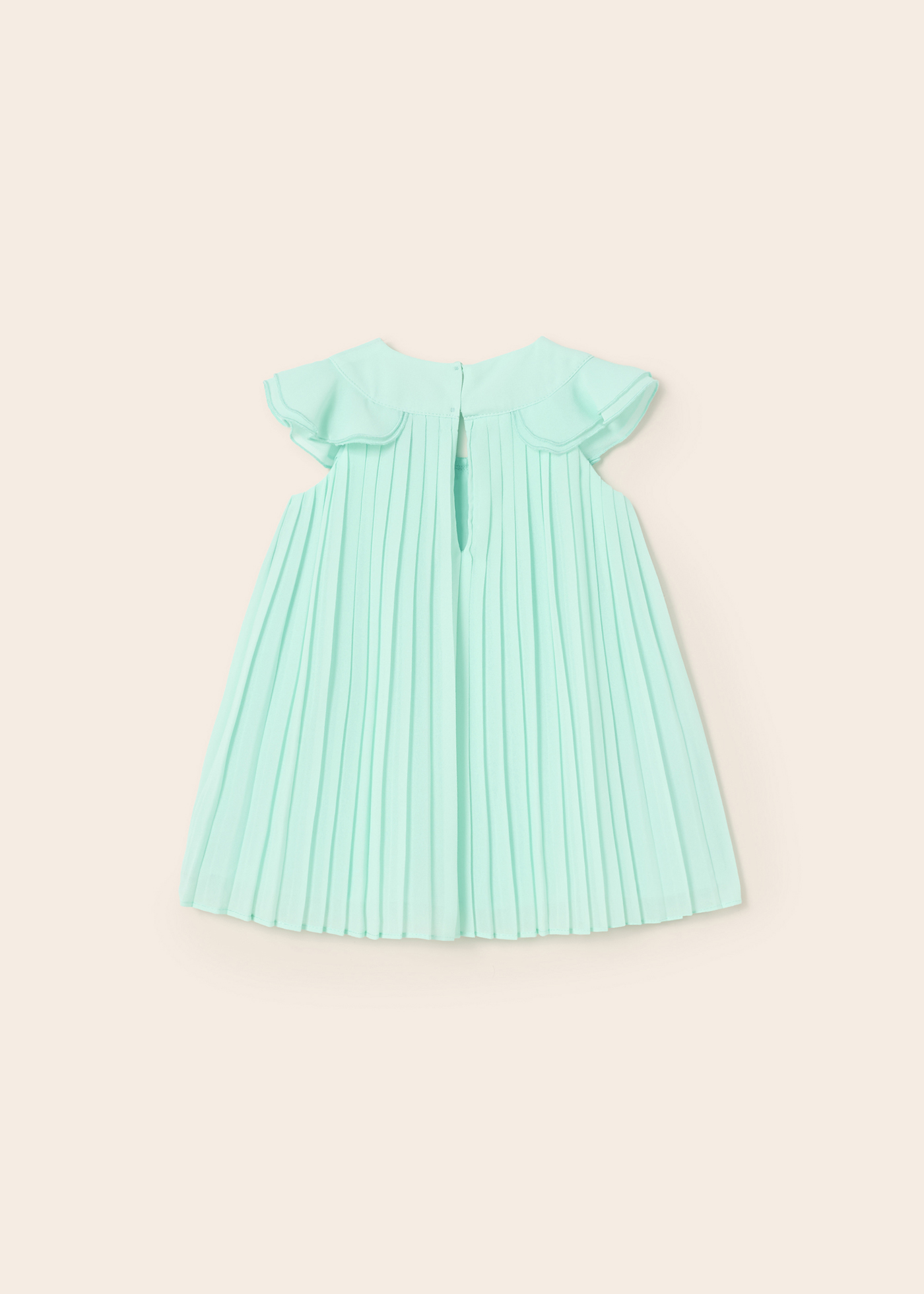 Vestido plissado para bebê