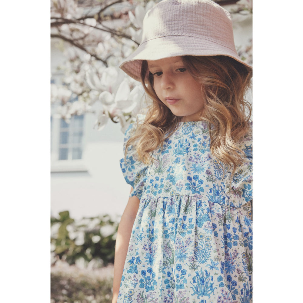 Køb Huttelihut Soft Chambray Kjole I Liberty Stof