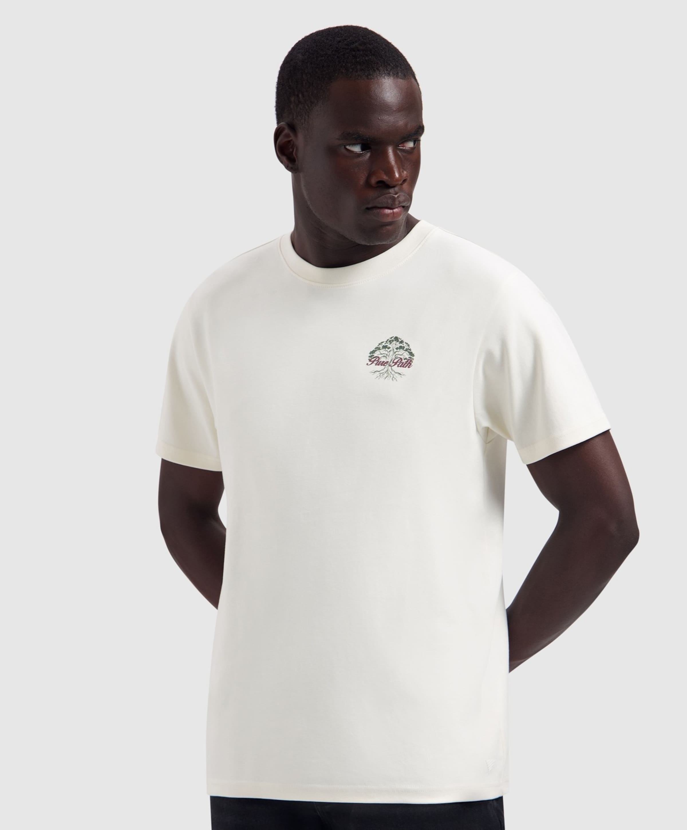 Pure Path Heren T-shirt ecru