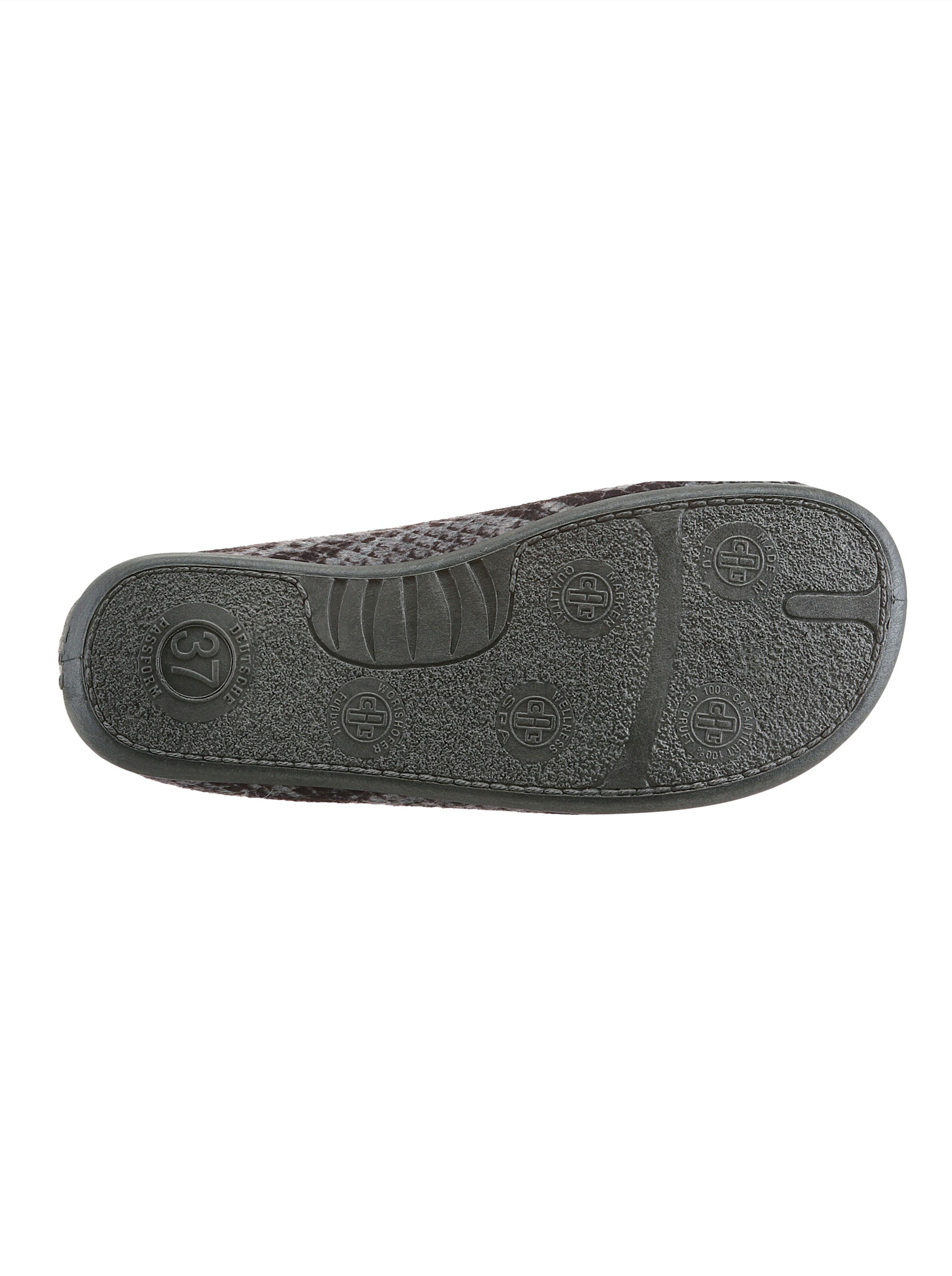 Landgraf Pantoffel in schwarz