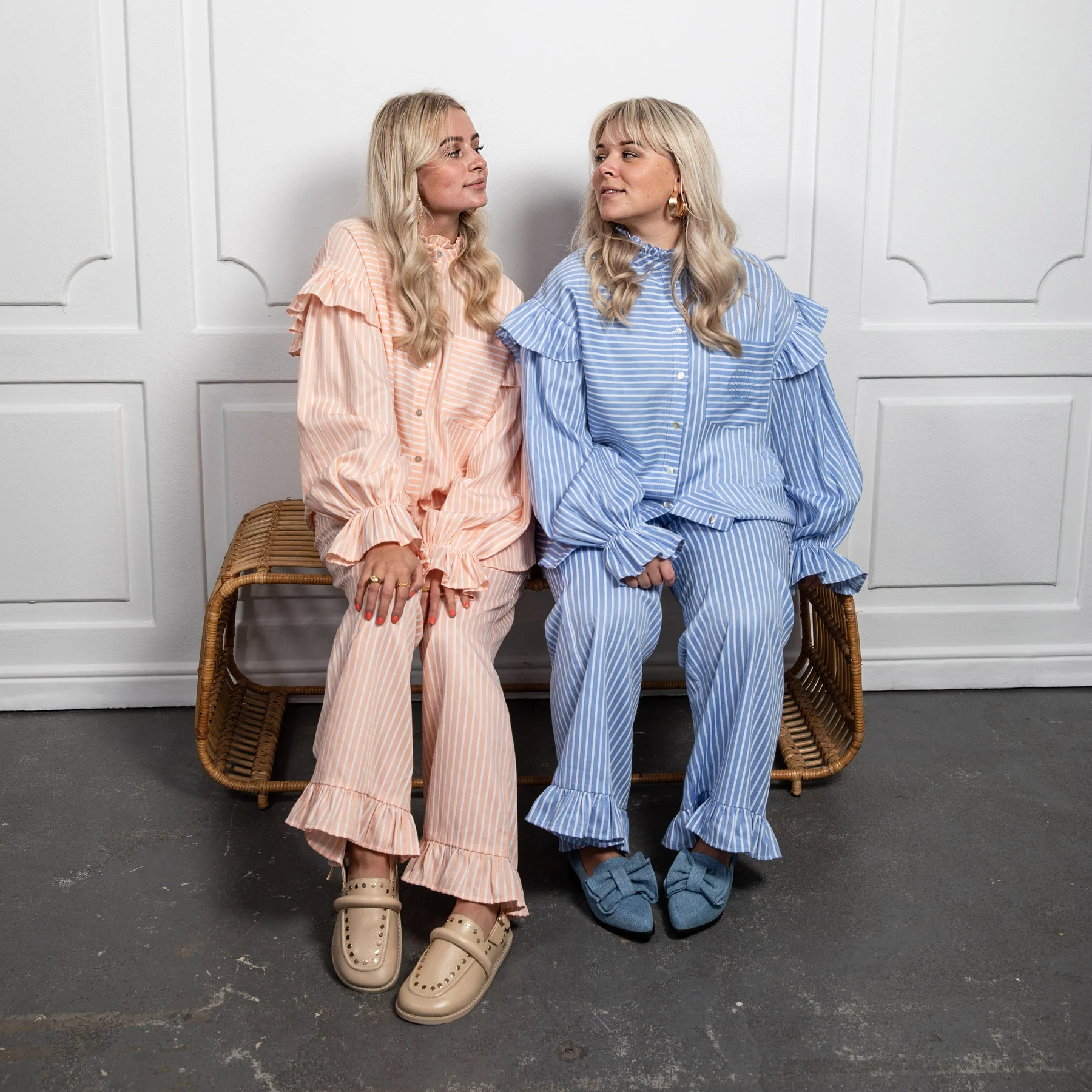 Stories From The Atelier By Copenhagen Shoes Sea Breeze Pants 0025 blue