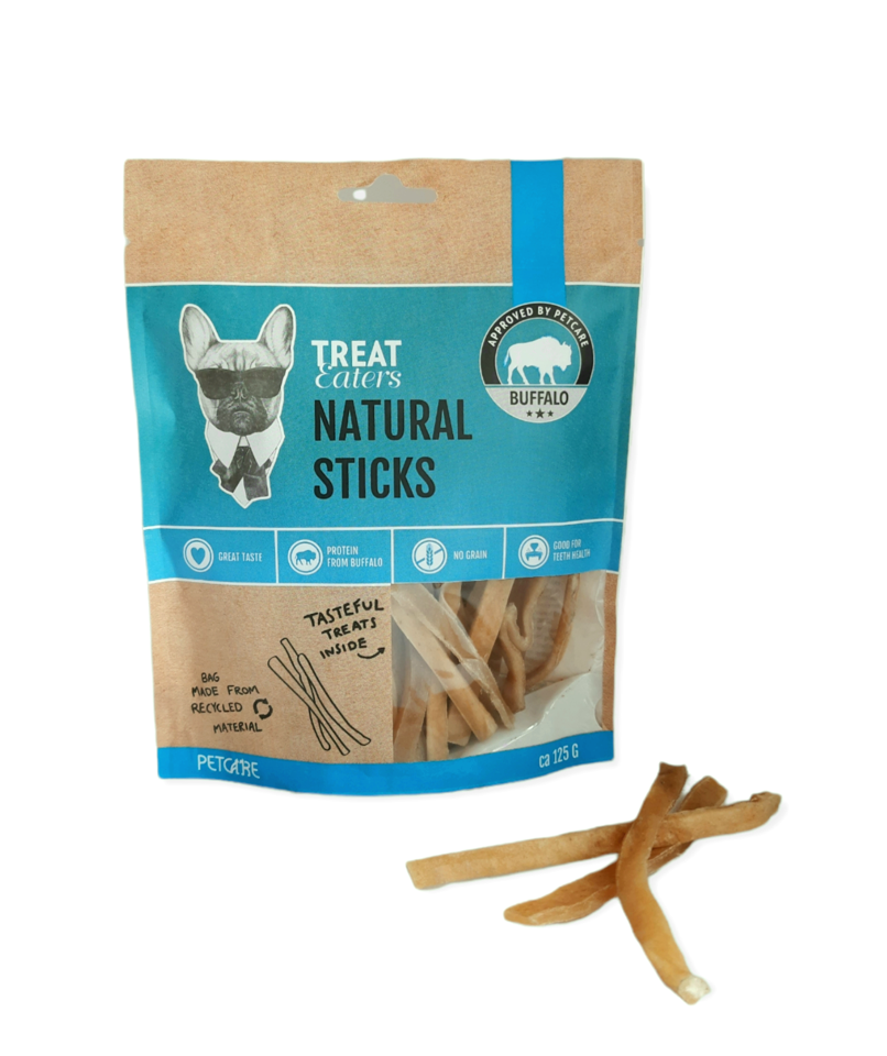 Treateaters - Natural tyggepinde sticks 125g