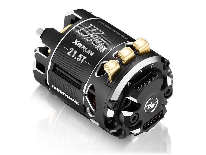 Hobbywing Brushless Sensored Motor Xerun V10 G4R 21.5T 2100 Sensored Brushless Motor für 1:10 Onroad Modelle und Stock-Rennen