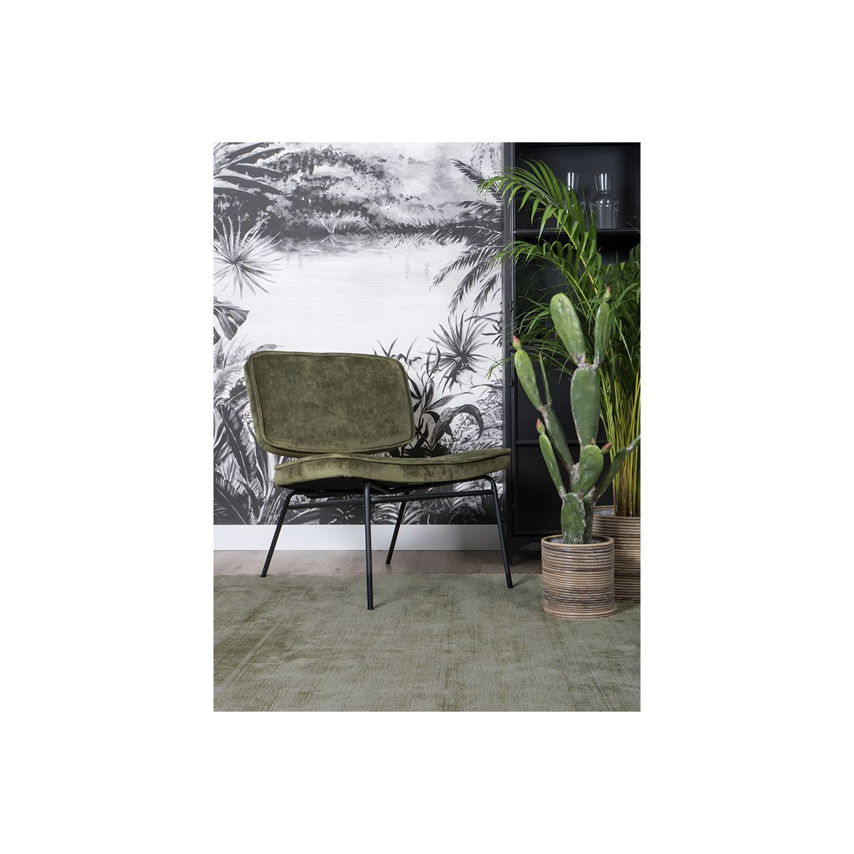Vloerkleed Viscose - Green 160 x 230 cm
