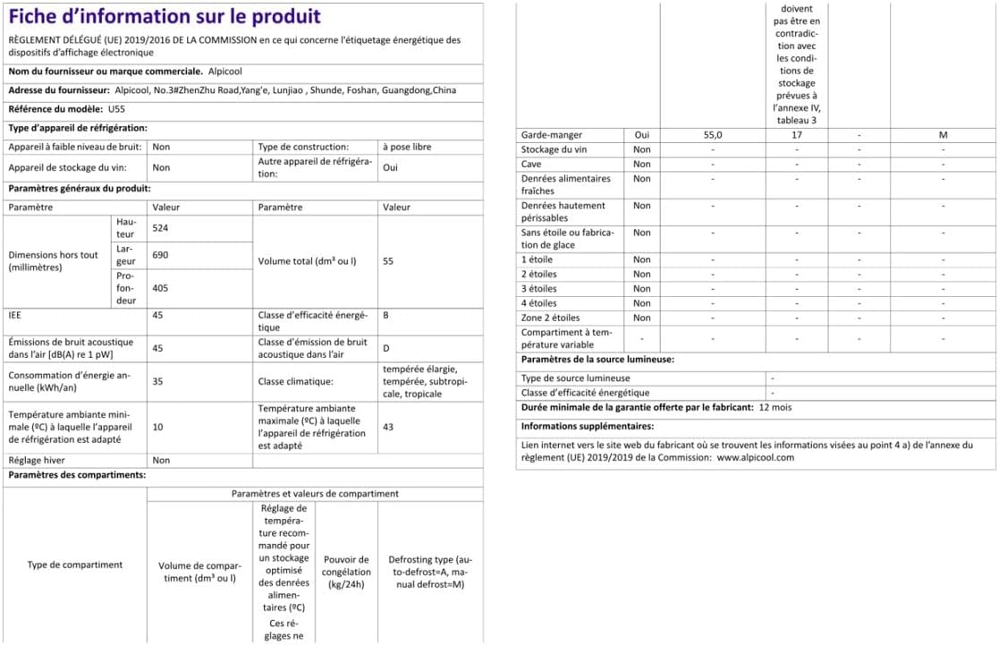 AAOBOSI 45L Glacière à Compresseur, Glaciere Électrique -20℃ à 20℃, Frigo Camion APP&Bouton Contrôle, 12/24V DC et 100-240V AC Glaciere Camping Pour Voiture, Camion, Bateau et Prise De Courant