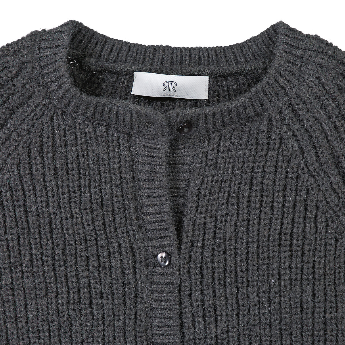 LA REDOUTE COLLECTIONS<br>Cardigã em tricô grosso