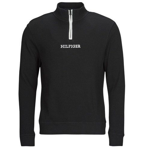 Tommy Hilfiger - HALF ZIP SWEAT - Noir