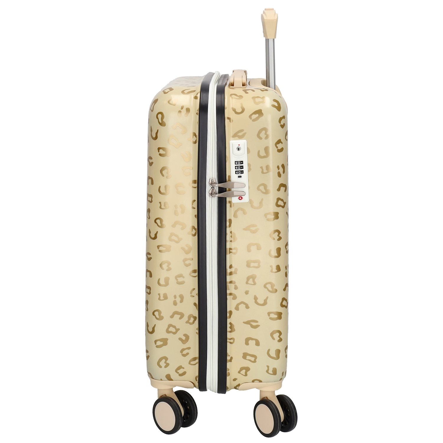 Zebra Trends Animal Travel Cabin Trolley panther gold