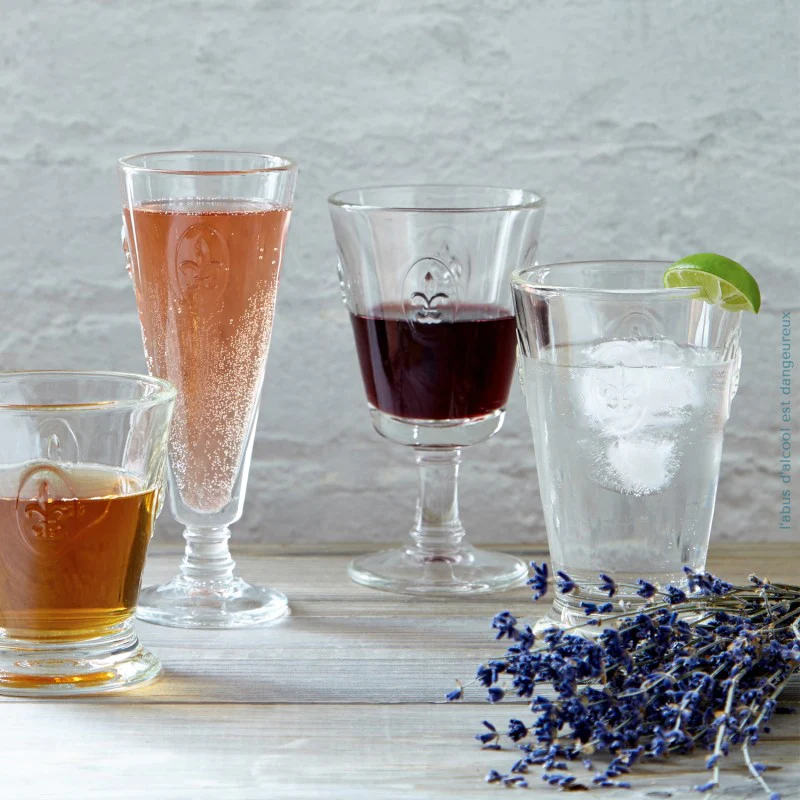 Lot de 6 long drinks, FLEUR DE LYS La Rochère